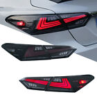 LED Black Tail Lights for Toyota Camry 2018-2023 Sequential Animation Rear Lamps (For: 2018 Toyota Camry SE)