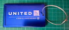 United Airlines Metal luggage tag
