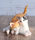 Feline Cat Two Playful Kittens Statue Adorable American Shorthair Kitty Cats
