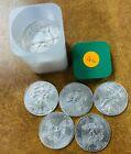 2020 American Silver Eagle 1 Roll of 20 BU Coins in Mint Tube GEM BU