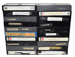 Lot of 20 Recorded Beta Tapes Sold as Used Blank Unknown Content 1970s 1980s #24