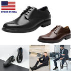 Men Dress Oxford Derby Shoes Retro Formal Business Shoes w/ Wide Size 6.5-15