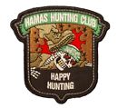 New ListingUSA SELLER IDF Hamas Hunting Club Hook & Loop Morale Patch Embroidered