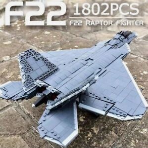 F-22 Raptor Fighter Airplane Building Blocks Assembly 1802pcs