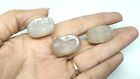 3 PCS of Antique Old Agate Horse, Bull Intaglio Engraved Stamp Dome Bead Pendant