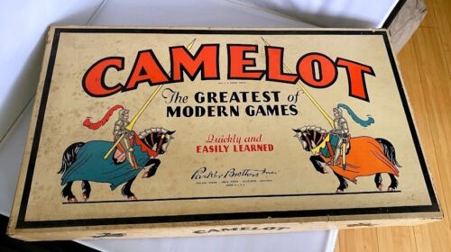 Parker Brothers Vintage CAMELOT Board Game Complete 