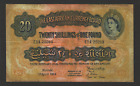 EAST AFRICA 20 Shillings QEII East African Currency Board, Rare 1954 Date P-35