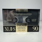 MAXELL XL11-S 90 High Bias Type II Blank Audio Cassette Tape (Sealed) New!