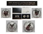 2023 S Morgan and Peace Dollar, Reverse Proof Set- 23XS (OGP/COA) Mint Sold Out!