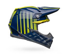 Open Box Bell Adults Moto-9S Flex Dirt Bike Helmet Dark Blue/Hi-Viz Size XL