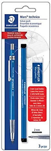 Mars Technical Mechanical Pencil Set , 780Sbk , Blue , New