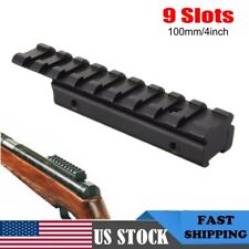 Rifle Scope Mount Base Dovetail Extend Weaver Picatinny Rail Adapter 11mm to 20m