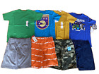 New BOY 6-7 & 7 LOT summer clothes 4x shorts 4x t-shirt outfits