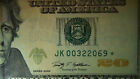 2009 Series $20 Dollar Star Note Low number JK00322069*