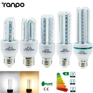 E27 Energy Saving LED Corn Bulb 3W 5W 7W 9W 12W 2835 SMD Light White Home Lamp S