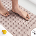 Extra Long Non-Slip Bath Tub Mat (40 X 16) Inch - Bathroom Shower Mat