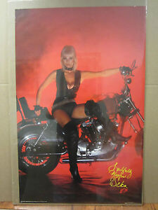 Hot Girl 1985 Lustfully yours Seka Vintage Poster motorcycle man cave 1587