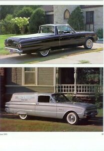 New Listing1961 FORD FALCON RANCHERO and SEDAN DELIVERY 4 pg Article