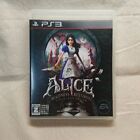 USED PS3 PlayStation 3 Alice: Madness Returns JAPAN