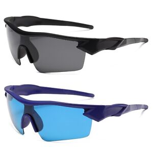 1PK Men Wrap Around Sport Sunglasses Polarized for Driving Fishing Running Work
