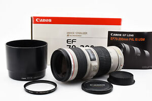 [Almost Unused] Canon EF 70-200mm f4 L IS USM Telephoto Zoom AF Lens From JAPAN