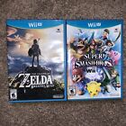 Wii U games bundle (Zelda: Breath Of The Wild And Super Smash bros)