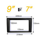 9 to 7 inch Car Frame Fascia Adapter for Universal 2 Dobule Din Car Radio DVD CD (For: More than one vehicle)