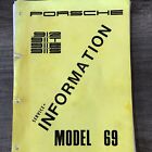 PORSCHE 912/911T/911E/911S 1969 SERVICE INFO XEROX COPIES 71 PAGES