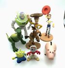 Disney Pixar Toy Story Mini Figures Lot Of 8- Woody, Jessie, T-Rex, Forky