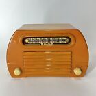 Vintage FADA Model 652 Temple Catalin Radio Butterscotch Bakelite Aftermkt Knobs