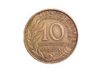 1968 FRANCE 10 CENTIMES KM# 929 - VERY NICE CIRC COLLECTOR COIN!-c3104xux