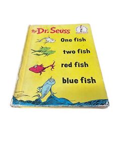 DR. Seuss ~One Fish Two Fish Red Fish Blue Fish~ 1960 1st Print