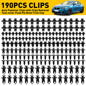Set of 190 pcs Car Body/Bumper Push Pin Rivet Retainer Trim Moulding Clip Parts (For: 2009 Mazda 6)