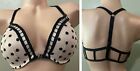 Victoria Secret 36D Very Sexy Push Up Bra Front Close Polka Dot NWOT NEW Perfect
