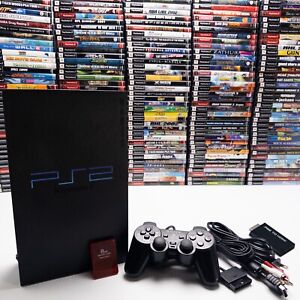 PLAYSTATION 2 PS2 OEM Console Lot Bundle w/ 10 GAMES Controller HDMI Slim or Fat