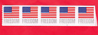 New ListingFREEDOM FLAG STAMPS 2023 STRIP OF 5 FOREVER STAMPS FROM A COIL USA POSTAGE  MNH