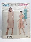 Vintage Vogue Designer Dress Sewing Pattern Misses Size 8 Kasper Uncut
