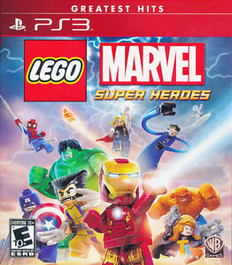 LEGO MARVEL SUPER HEROES PS3 NEW! IRON MAN, CAPTAIN AMERICA AVENGERS SPIDERMAN