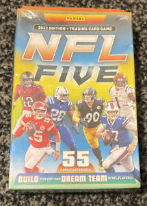 Panini 2022 Edition NFL FIVE 55 Card Starter Deck BOX  NEW Factory Sealed