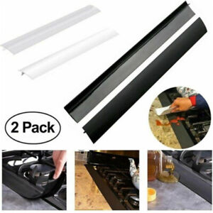 2Pack Kitchen Silicone Stove Counter Gap Cover Oven Guard Seal Slit Filler Kit