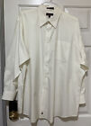 Men’s Nordstrom Smart Care White Dress Shirts 18 1/2 x 34