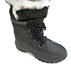 Sociology Artic All Weather Faux Fur Winter Boots Grey Size 7