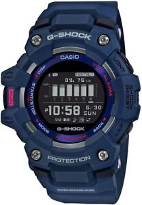 Casio G-Shock GBD100-2 Blue G-Squad Bluetooth Mobile Link Fitness Watch