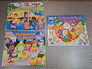 Fisher Price Lift The Flap Book Lot Fisher Price Little People Lot (Lot of 3)