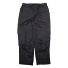 ADIDAS Outdoor Mens Trousers Black Relaxed Straight Nylon W36 L32