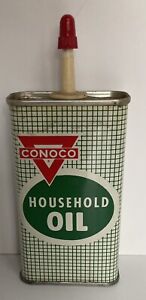 New ListingVintage Conoco Household Oil 4oz Oiler Can