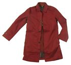 Jack Spade Men's Red Burgundy Cotton Blend Trench Coat $398