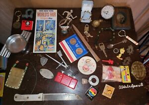 New ListingVintage Junk Drawer Oddities Collectibles Lot Random Estate Finds All Shown