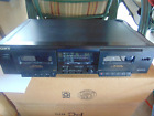 Sony TC-WE305 Dual Cassette Tape Deck with speaker cord Tested Works bundle