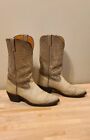 Double H Exotic Cowboy Boots , Mens 10.5 D , Cream , K7315697 , READ